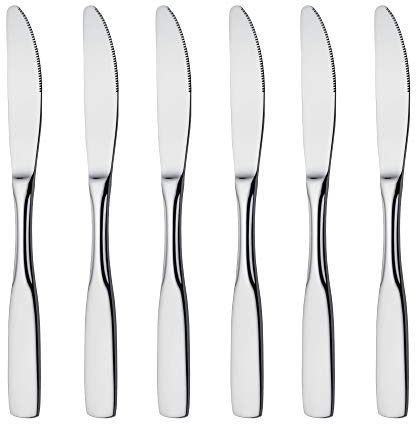 GRÄWE Tafelmesser 6 Stück, Edelstahl, Serie Spaten