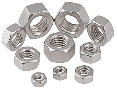 BOZONLI M30(30mm) Sechskantmuttern Sicherungsmuttern Kontermuttern Stopmuttern Klemmmuttern Selbstsichernd 304 Edelstahl Kontermutter Muttern