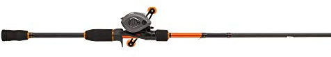 Mitchell Traxx MX Cast Ruten und Rollen Combo, Schwarz/Orange, Größe