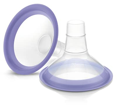 Saugaufsätze für Lansinoh Milchpumpen - Größe M (28 mm), 2 Stück