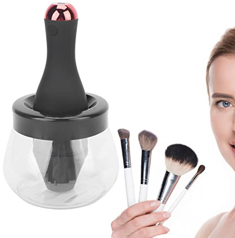 Elektrischer Make up Pinselreiniger, Automatische Make up Pinsel Reinigungswerkzeuge, Schnelle und Gründliche Reinigung, Waschen und Trocknen Ihrer Make up Pinsel