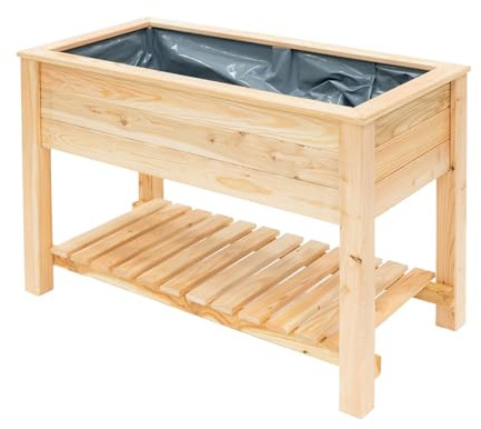 WESTMANN Hochbeet Emily Lärchenholz 120x65x75 cm Natur Pflanzbeet