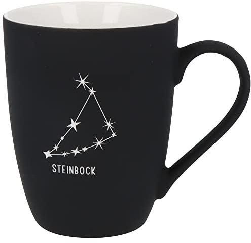 Spruchreif | Superficie morbida in silicone | Tazza con incisione su entrambi i lati costellazione | Regali zodiacali | Tazza da caffè con incisione costellata | Tazza con segno zodiacale | Tazza con
