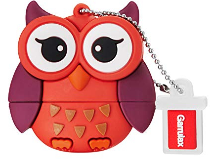 GARRULAX Memoria USB 3.0 de silicona impermeable de 32 GB, de alta velocidad, USB 3.0, almacenamiento de datos, pendrive (búho)