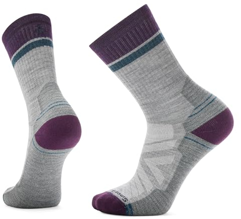 Smartwool Wandersocken für Herren, leicht, gepolstert, windend, Trail-Crew-Socken, Hellgrau, X-Large