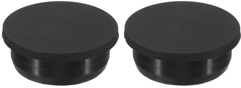 QUARKZMAN Silicone Gomma Fori Tappo 39,3mm Diametro Morbido Flessibile Tappo Tappi in Silicone Copriforo per 38-39mm Foro Nero 2pz Tappi per Fori Impermeabili