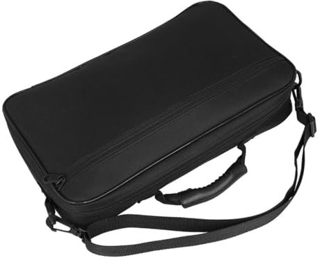 JEWEDECO Klarinettenbox Für Klarinetten Aufbewahrungsbehälter Für Musikinstrumente Tragbar Mit Schultergurt Schützt Vor Stößen Und Erschütterungen