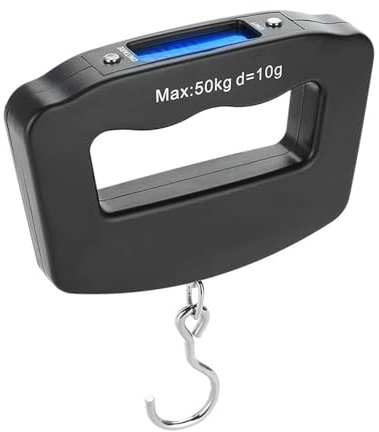 Cella di carico Bilancia Elettronica Portatile For Bagagli Da Viaggio, Bilancia Digitale LCD, Bilancia For Valigia Appesa, LCD 50 Kg, 10 G, For Bagagli Da Pesca Sensore di pesatura per la misurazione