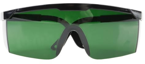 Hioip Laserschutzbrille für HPL/IPL Haarentfernung, Laser Schutzbrille Zertifizierter UV-C & Rotlichtschutz mit Seitenschutz für Kosmetische Behandlungen Rotlichttherapie Bräunung