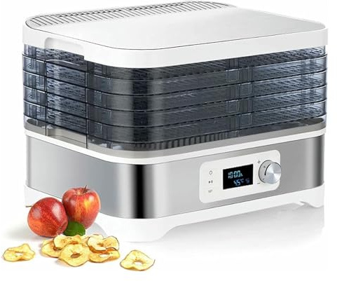 Essiccatore per Alimenti, essiccatore per Alimenti, essiccatore per Alimenti Domestico, essiccatore in Acciaio Inossidabile, essiccatore Elettrico ad Aria, Essiccazione di Frutta, Carne e Frutta