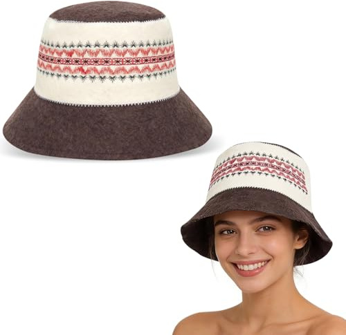 Saunahut Herren Damen, Saunamütze aus Filz, Sauna Hat Filzhut | Sauna Mütze Saunakappe Kopfbedeckung, Schutz vor Hitze & Haarpflege, Ideales Geschenke
