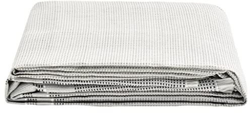Zeltteppich 400x250 cm Grau, robuster Campingboden aus Polypropylen für Vorzelt und Outdoor, zuschneidbare Plane, leicht und schimmelresistent