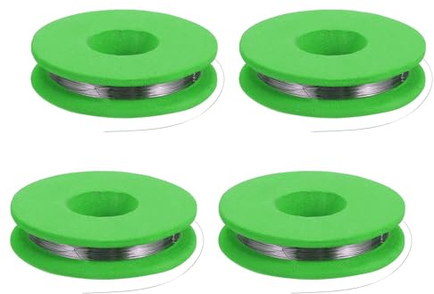 QUARKZMAN 4 Piezas Alambre Nicrom 38 AWG, 10m Hilo Resistente De Calentamiento Cr20Ni80 Para Elemento Calefactor Reparación De Componentes Electrónicos, Verde