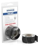 Crassus Flex-Tape, Flexibles und Selbstverschweißendes Reparaturband, 1 Stück, Schwarz, CRA70605