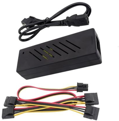 KAHDGSS Fuente De Alimentación Externa Eficiente para Discos Duros NAS para Profesionales TI Y Editores Vídeo Que Necesitan Almacenamiento Conectores IDE Módulo Cable