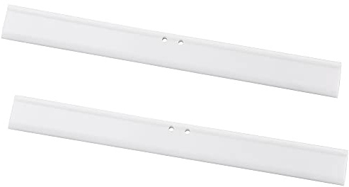 Love-KANKEI Gummilippe 25cm Weiß Abziehlippe für Duschabzieher 2 STK. | Ersatzlippe Silikon für Abzieher