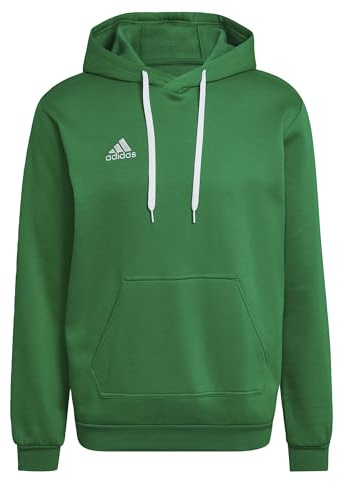 adidas herr Huvtröja Entrada 22 Sweat Hoodie, Team Green/White, L