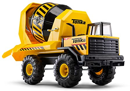 Steel Classic Riesen-Betonmischer, Tonka, Konstruktionsspielzeug für Kinder, Spielzeugfahrzeug für kreatives Spiel, Entwicklung motorischer Fähigkeiten, Geschenk für Jungen und Mädchen ab 3 Jahren