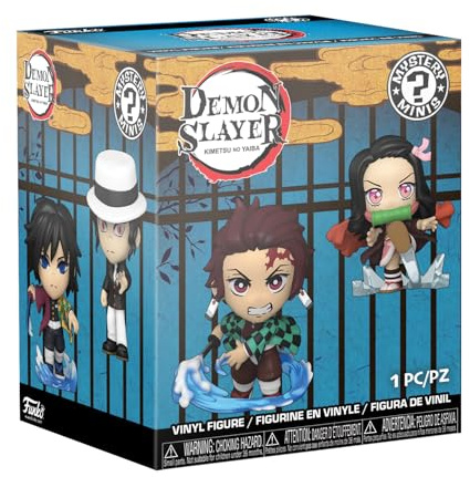 Funko Mystery Minis: Demon Slayer - 1 of 12 to Collect | Gadget Ufficiale Anime - Mini Personaggio in Vinile in Blind Box a Sorpresa - Regalo per Fan e Collezionisti