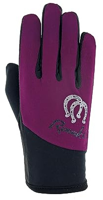 Roeckl Sports Reithandschuh KEYSOE, Kids Winter Handschuh, Lila Magenta 4