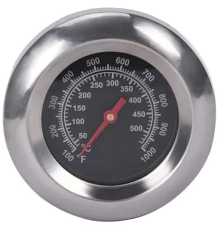 Jauge de température pour barbecue, barbecue à charbon de bois, fumoir, jauge de température, thermomètre pour barbecue, port de cuisson de la viande, agneau, boeuf