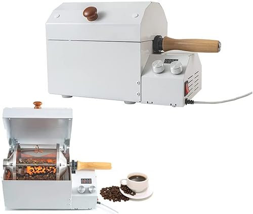 HWSY Coffee Roasting Machine Household Electric Heating Coffee Bean Roaster Machine DIY Coffee Bean Roasting Tool 300g Capacity Small Coffee Roasting Drum Interesting