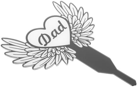 Toyvian Decorazione Commemorativa Per Cimitero Paletto Con Di Per e Resistente e Facile Da Installare