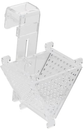Happyyami Acryl Aquarium Fischfütterungsbecher Mit Hakentyp Köderhalter Konischer Futterspender Für Süß Und Meerwasseraquarien