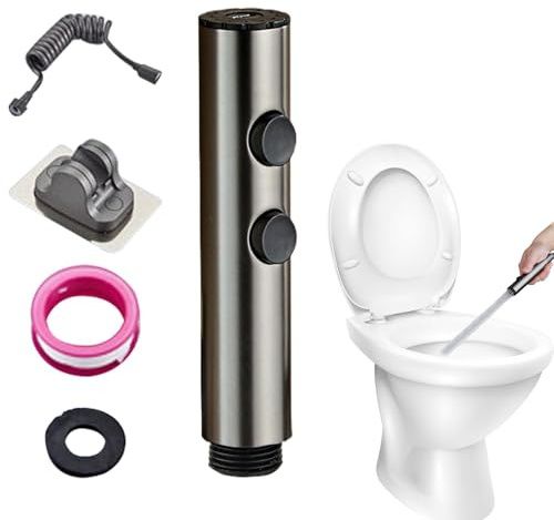 Spray de douche pour WC, spray d'eau de toilette - Bidet avec douche pour WC avec pulvérisateur portable | Bidet spray pour machine à laver avec tuyau de lavage féminin, nettoyage des couches stof