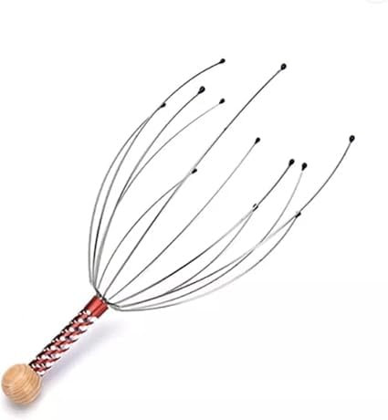 Massagers, Scalp Massager, Octopus Bowl Head Tickler Massager, Handheld Head Massage Tingler, Scratcher for Deep Relaxation, Hair Stimulation and Stress Relief