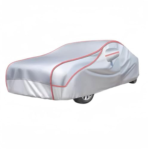 Housse complète personnalisée Voiture Tissu Oxford pour Garage/extérieur–Bâche Anti-grêle Tout Temps avec Fermeture éclair sur portière conducteur pour Chrysler Crossfire Roadster(2004-2006)