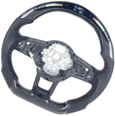 Autolenkräder kompatibel mit Golf MK7 R, GTI und GTD, Displaybeleuchtung, Sportlenkrad-Baugruppe (Größe 1)