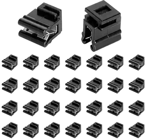 JYYWTSI Lot de 30 serre-câbles pour voiture, serre-câbles, bord en tôle de 1 à 3 mm, clip de câble et de tuyau, clip de fixation, gestion des câbles, convient pour atelier