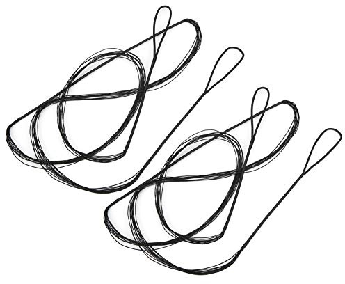 LUCKDANO Bågsträngssträngar 12 Trådar Polyester Recurve Byte Av Bågsträng - Bågskyttetillbehör - Snabbinstallation & Lättvikts - 127cm/132cm Längder