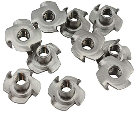 D2D | VPE: 10 Stück - Einschlagmuttern M10 - aus rostfreiem Edelstahl A2 V2A - Einpressmutter