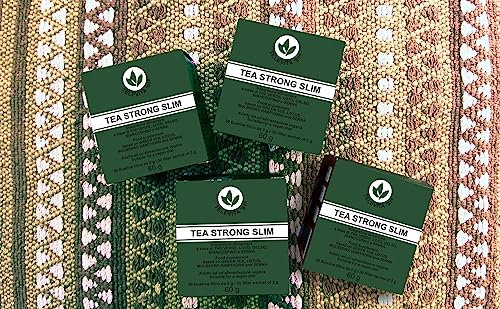 Tè forte anti adipe offerta risparmio 4 PEZZI 120 BUSTINE Disintossicante lassativo, IN ITALIANO, CONFEZIONE ITALIANA