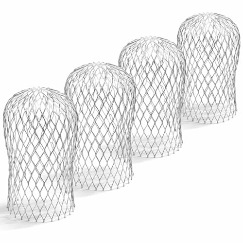 Katai – Expandable Aluminium Gutter Guards for Downpipes – Leaf & Debris Filter Protection – Adjustable 2–4 Inch – 4 Pack