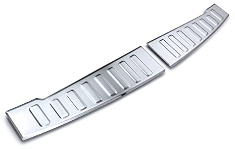 tuning-art BL1016 Protector de Borde de Carga de Acero Inoxidable para Dacia Sandero 3 / Stepway 3, Color:Plata