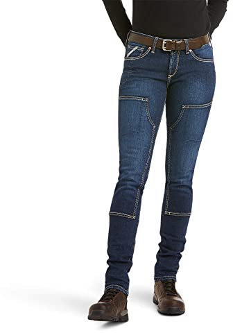 ARIAT Women WMS REBAR DURSTR RIVTR DBL FT STR JN CAM, Camden WASH, 27