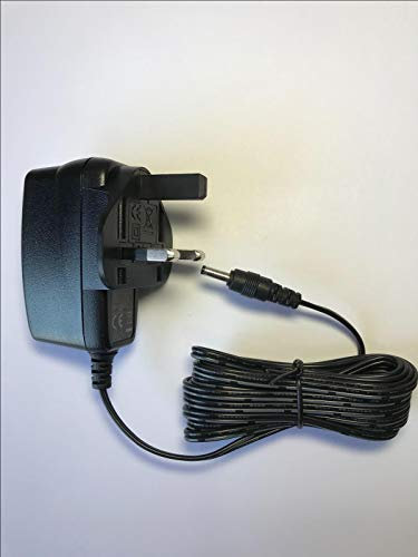 DIXIETREE 5V 1A Charging Adapter, 3 Metre Power Cable, Compatible with Portable CD Players, Wall Mountable