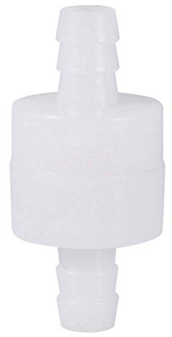 8 mm Inline-Rückschlagventil, Kunststoff Rückschlagventil Heizöl Wasser Gas Luft Einwegig Rücklauf für Wasser Kraftstoff Flüssiggas