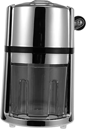 Happyyami Tritaghiaccio Manuale Portatile e Inossidabile Macchina Per Ghiaccio Da Casa Per Granita e Smoothie Pratica e Facile Da Trasportare Per Esterni e Viaggi