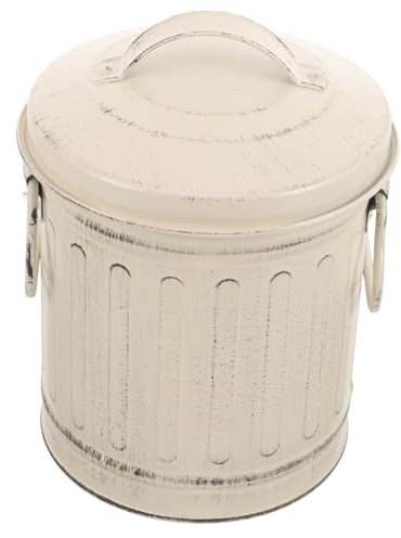 Warmhm Robuster Ascheeimer Metall Mit Deckel Und Großzügigem Fassungsvermögen Tragbarer Behälter Für Kaminasche Und Grillkohle Im Vintage Stil