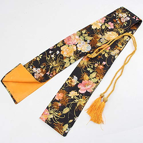 KOINEN Schwerttasche, Tai Chi Tragetasche, Seiden-Katana-Wakizashi-Schwerthülle, Tragetasche, Kendo mit Goldener Quaste, C (Color : OneColor)