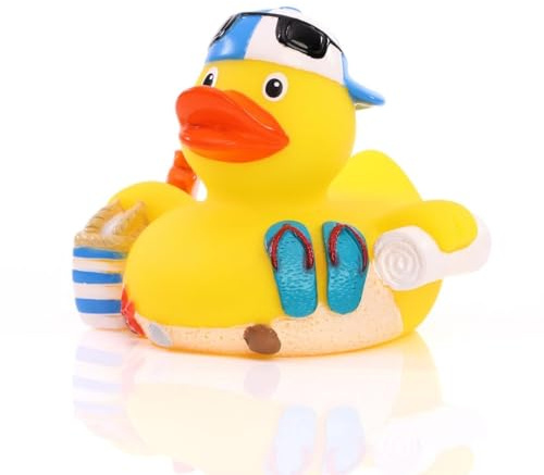 Strand ? Quietscheente - Badeente - ca. 8 cm gross