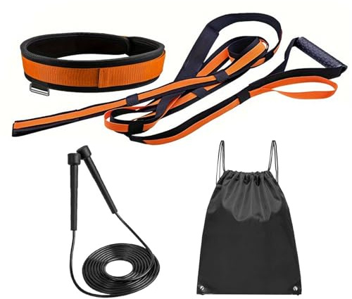 Speed Agility Training Kit, Bodyweight Exercise Agility Ropes, Magic Strap Design Full-Body Workout for Basketball, Soccer, and Football