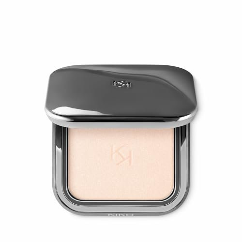 KIKO Milano Glow Fusion Powder Highlighter - 01, Iluminador En Polvo Con Resultado Modulable