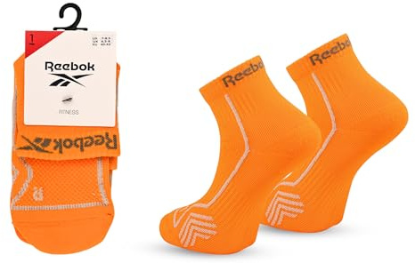 Reebok Technische Fitness-Socke Unisex – Atmungsaktiv, Hochleistung, für Sport-, Fitness- und Trainingseinheiten, waschbar, 1 Paar