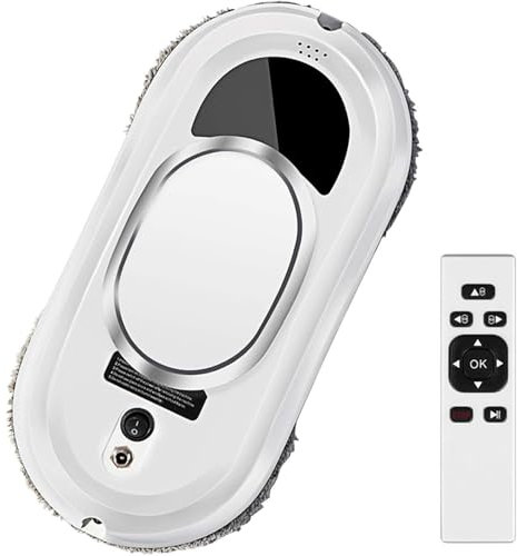 Aspirapolvere per finestre – Super Aspirapolvere 5600Pa, intelligente anti-goccia, durata della batteria di spegnimento, telecomando per finestre, porte in vetro e piastrelle