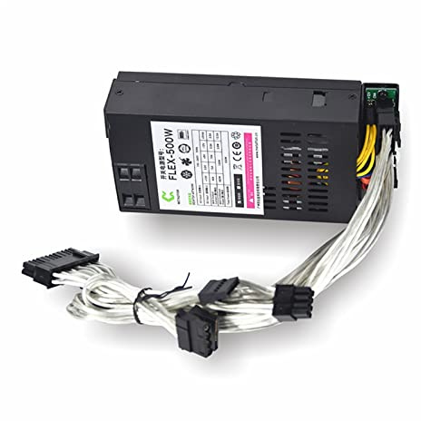 INFRI Fuente de alimentación modular pequeña de 500 W para computadora de 1U Flex-ATX 500 W para ITX PC Active PFC para POS AIO